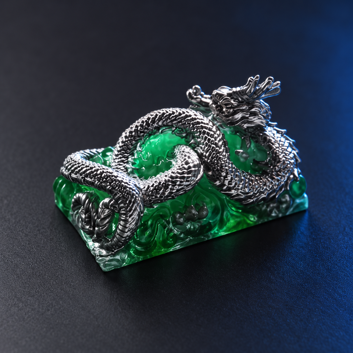 Jade Sentinel — 1.75u Dragon Keycap