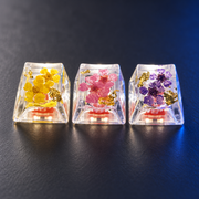 Petal Prism — Floral Resin Keycap