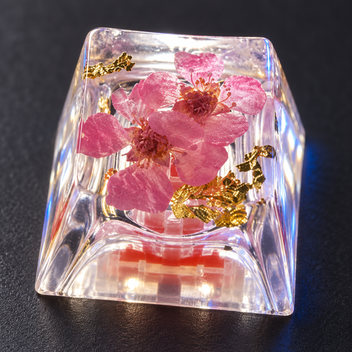 Petal Prism — Floral Resin Keycap