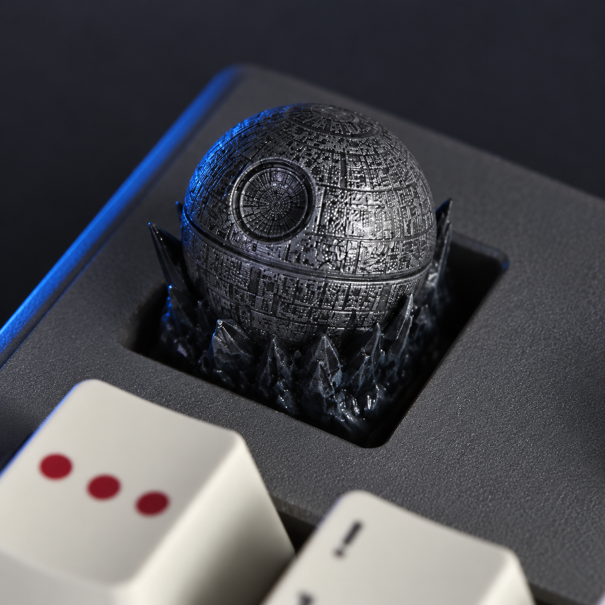 Orbital Shadow — Space Station Keycap