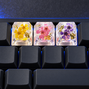 Petal Prism — Floral Resin Keycap