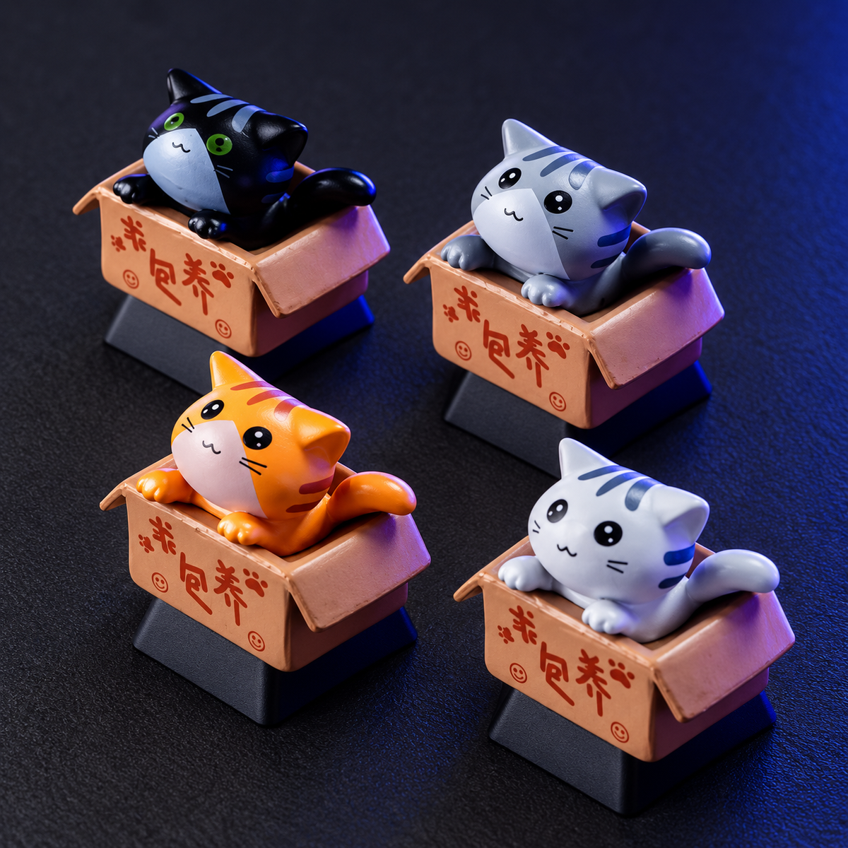Pocket Paws — Cat-in-a-Box Keycap