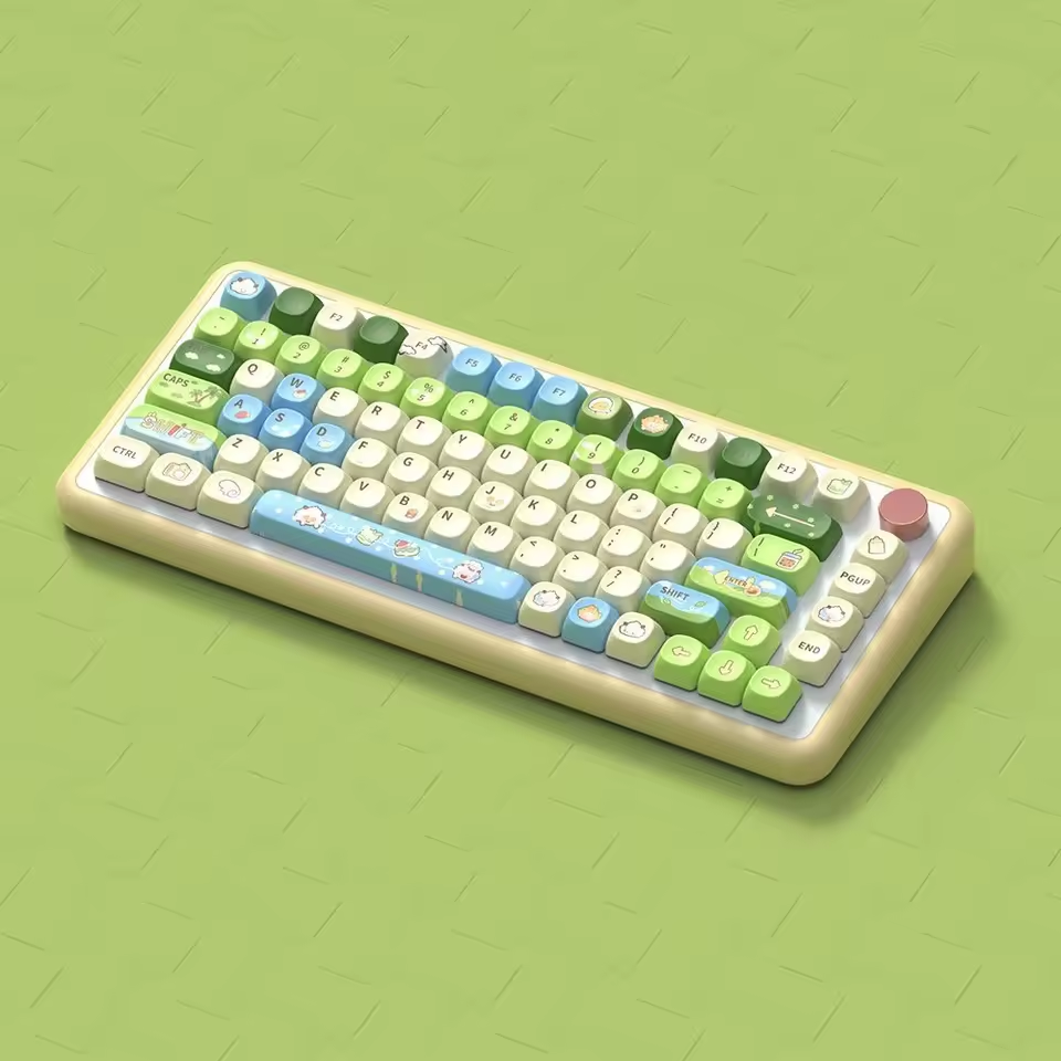 Meadow Notes — 112-Key PBT Keycap Set