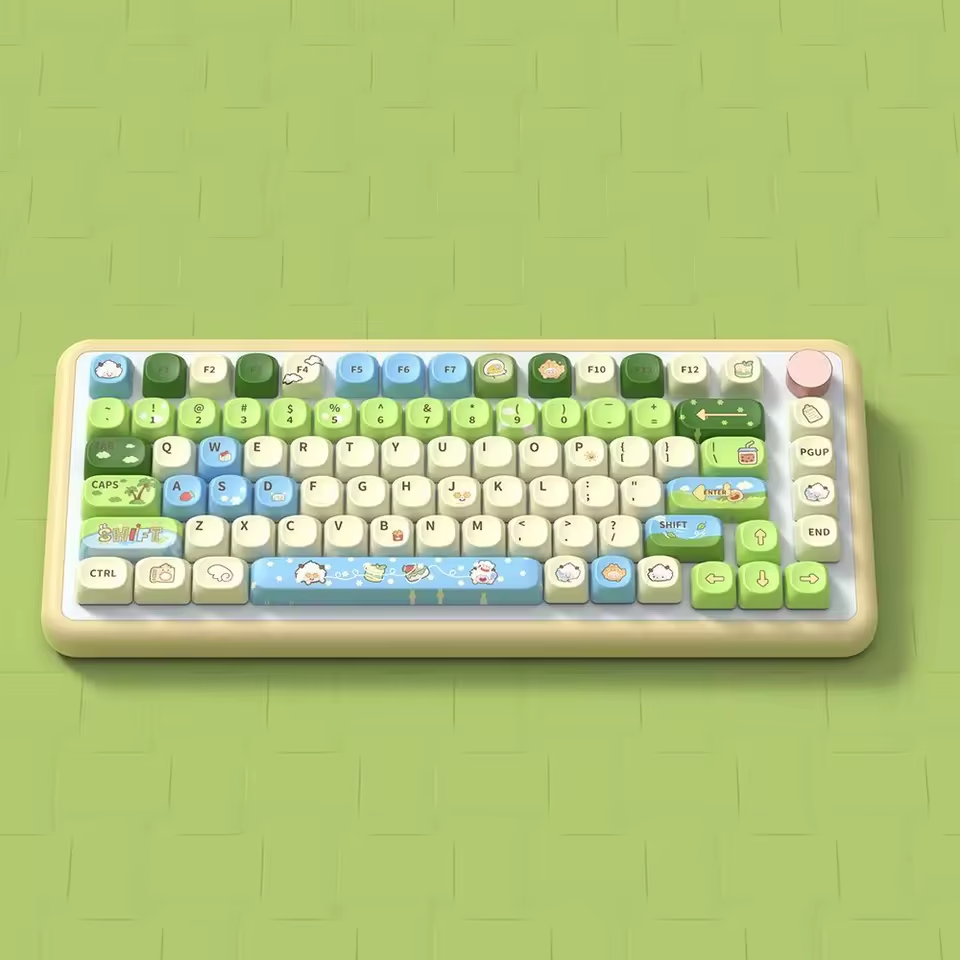Meadow Notes — 112-Key PBT Keycap Set