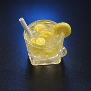 Citrus Pause — Fruit Tea Resin Keycap