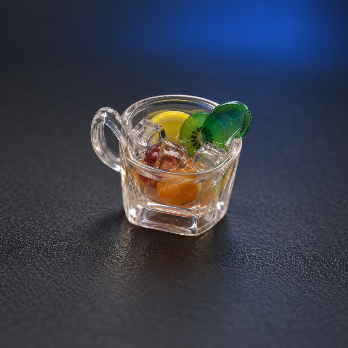 Citrus Pause — Fruit Tea Resin Keycap