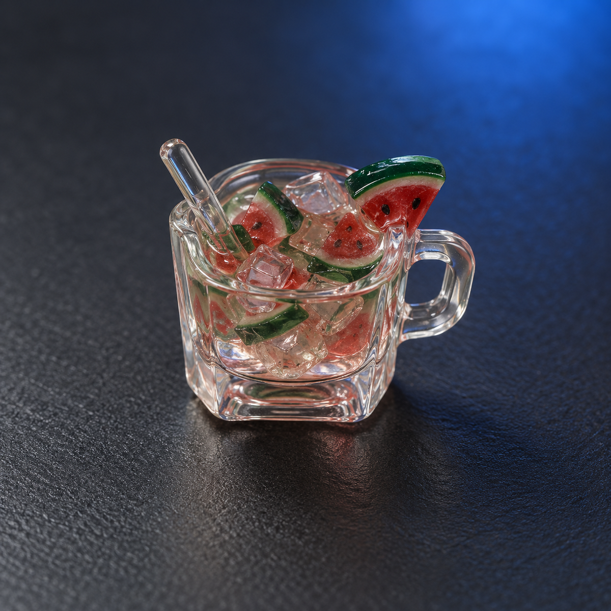 Citrus Pause — Fruit Tea Resin Keycap
