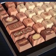 Close-up of Cocoa Bunny dessert accent keys. Keyboard not included.