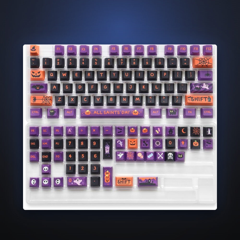 Full Haunted Night kit showing every keycap included.