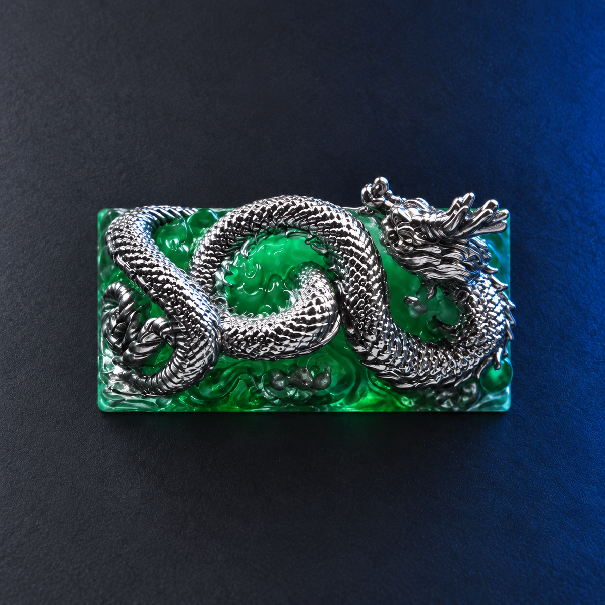 Jade Sentinel — 1.75u Dragon Keycap