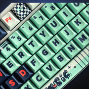 Close-up of Mint Melody alpha keys. Keyboard not included.