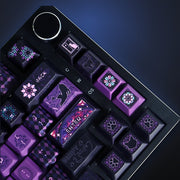 Close-up of Night Chapel black cat accent keys. Keyboard not included.