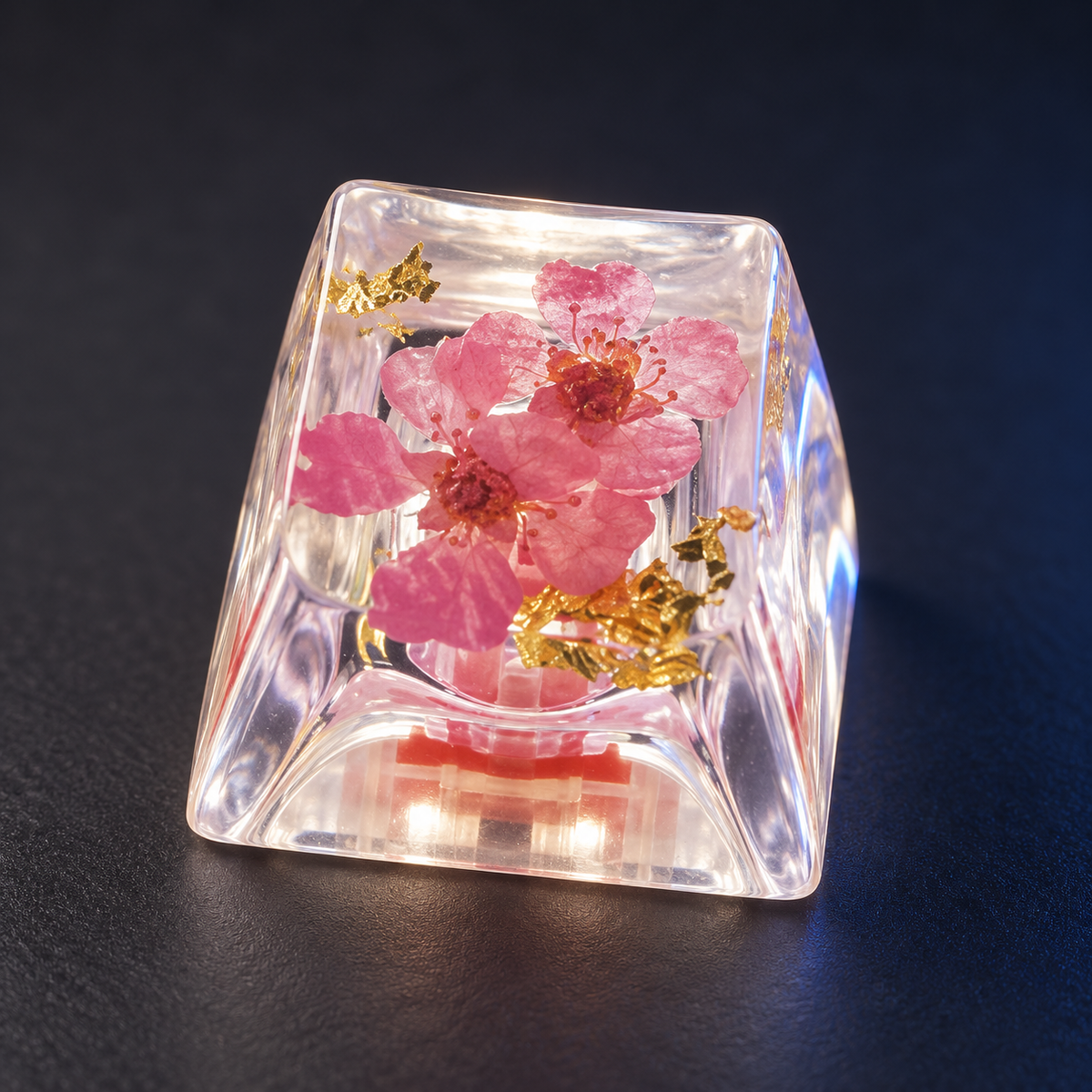 Petal Prism — Floral Resin Keycap