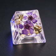 Petal Prism — Floral Resin Keycap