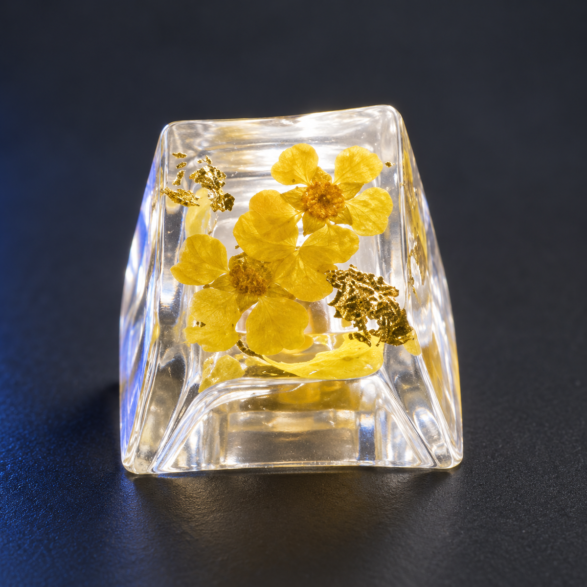 Petal Prism — Floral Resin Keycap