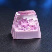 Sakura Drift — Blossom Resin Keycap