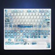 Full Snowfall Village kit showing every keycap included.