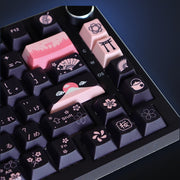 Close-up of Torii Spring pink accent and torii keys. Keyboard not included.